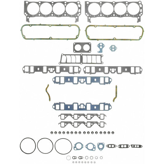 Fel-Pro Ford Mustang HS 8548 PT-11 PermaTorque engine cylinder head gasket set, showing multiple gaskets and components.