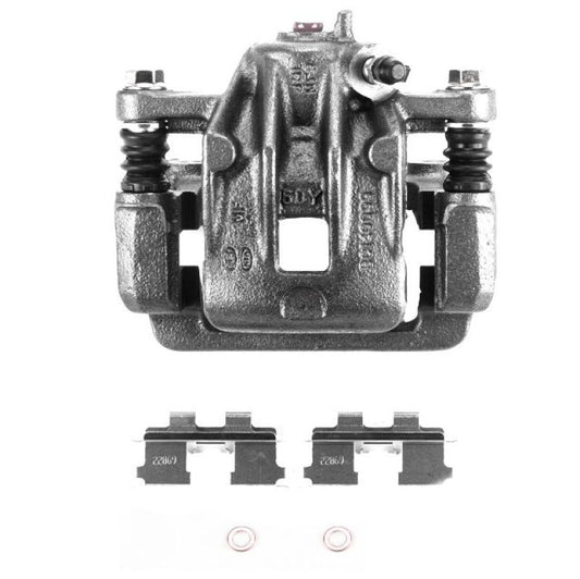 PowerStop rear right OE brake caliper with bracket for Hyundai Azera 2006-2009, showing the caliper assembly and mounting components.