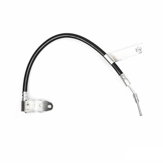 DFC Dodge Neon rear brake hose from the brake line kit, showing the flexible rubber brake line with metal fittings.
