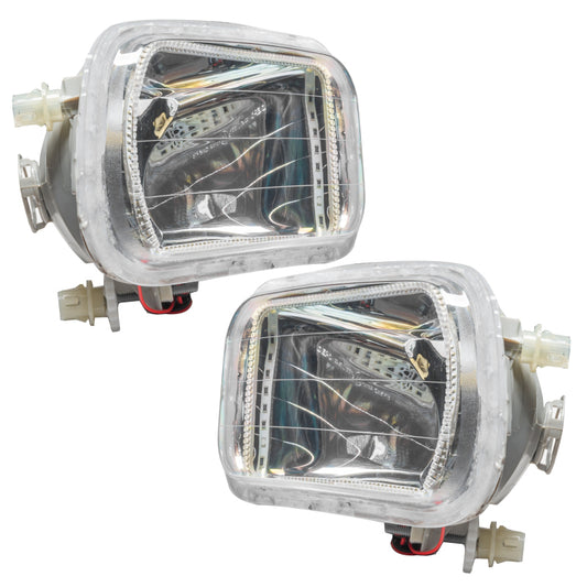 Oracle Dodge Ram 1500 fog lights with white SMD FL non-vertical design, compatible with 2009-2016 models, installed on vehicle.