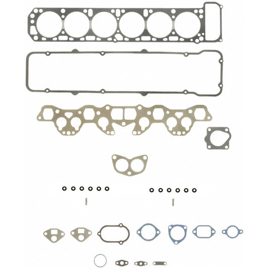 Fel-Pro Nissan Maxima HS 21157 PT-1 PermaTorque engine cylinder head gasket set installed on a Nissan Maxima engine.