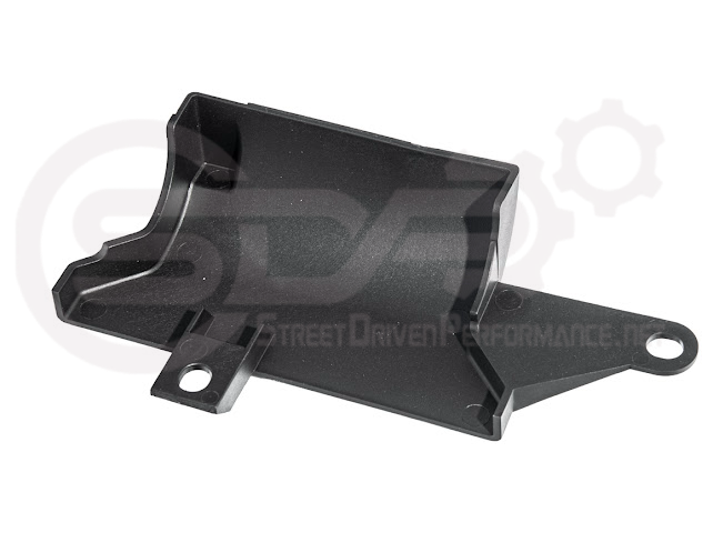Pair of Street Driven Performance Chevrolet Corvette C8 underbody air deflector cooling duct scoops, exterior trim for enhanced aerodynamics.