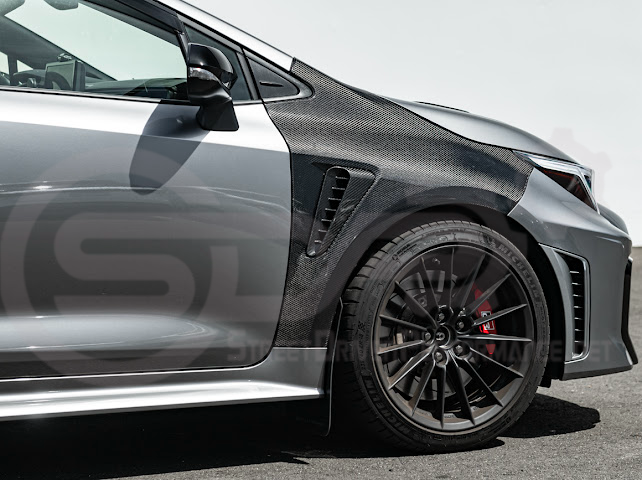 2023-UP GR COROLLA | FACTORY STYLE CARBON FIBER FRONT SIDE FENDERS WITH VENTS (PAIR)