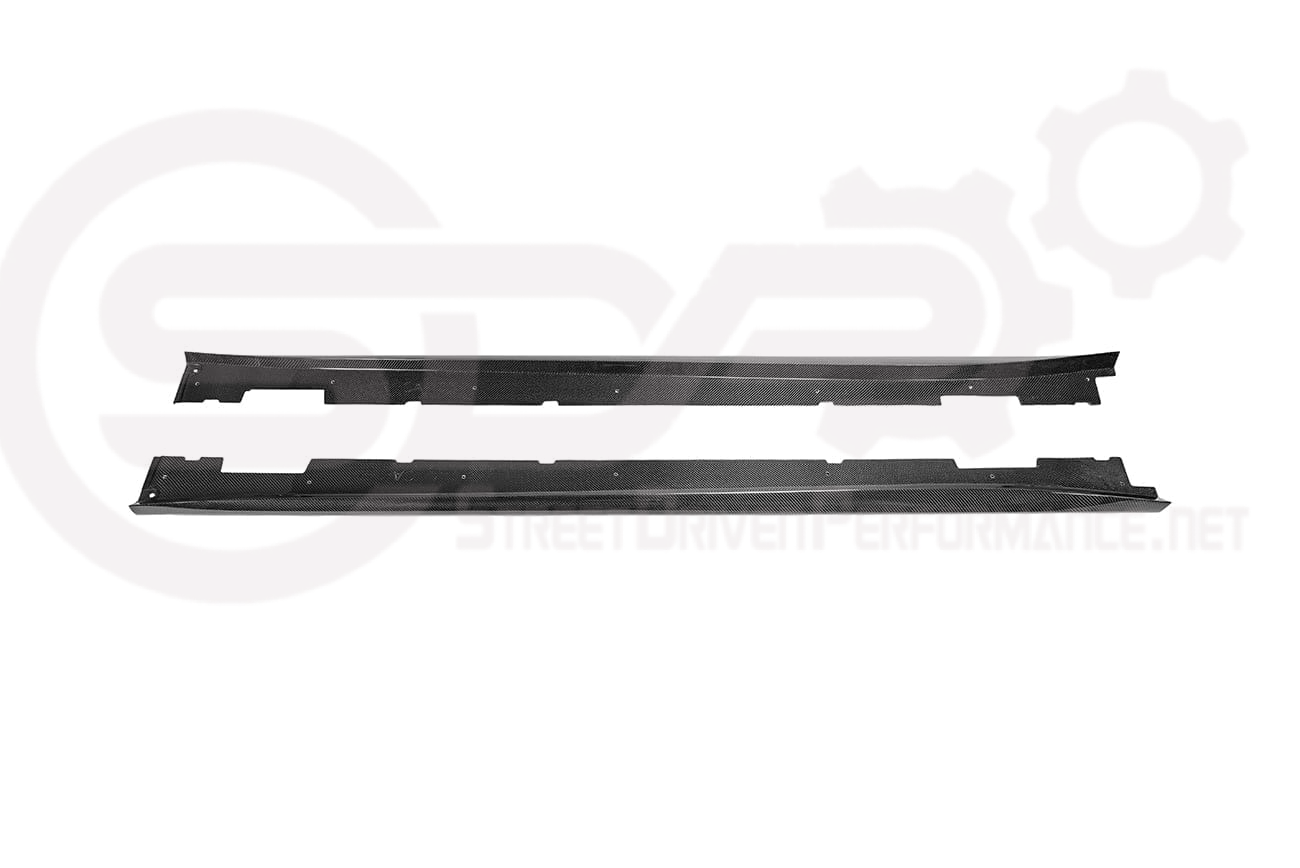 2016-2019 Cadillac CTS-V V3 - Factory Style Carbon Fiber Side Skirts Rocker Panels Ground Effects