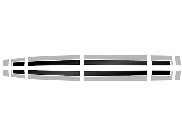 2024-UP FORD MUSTANG S650 | HOOD BODY STRIPE 3M DECALS