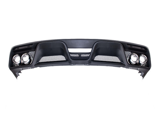 2015-17 FORD MUSTANG | GT350 STYLE REAR BUMPER QUAD TIPS DIFFUSER