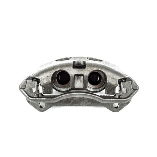 PowerStop OE front right brake caliper with bracket for 2012-2019 Ford F-150 truck, automotive brake component.
