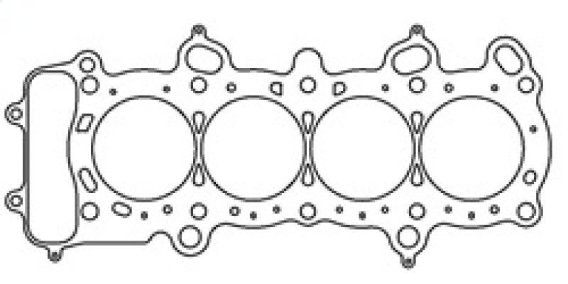 Cometic Honda F20C S2000 MLS head gasket, .030 inch thickness, 89mm size, designed for 2.0L engines, visible gasket surface and markings.