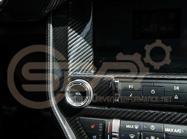 2015-2023 S550 | FORD MUSTANG CARBON FIBER CENTER CONSOLE CONTROL PANEL TRIM COVER