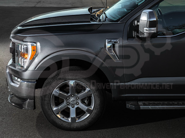 2021-Up Ford F-150 | SDP Performance CARBON FIBER 2Pcs Front Bumper Lip Splitter Ground Effects