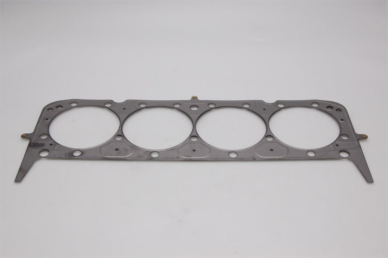 Cometic Gasket Chevy Small Block Brodix head gasket with 4.030-inch bore and MLS-5 design, showing the gasket's surface.