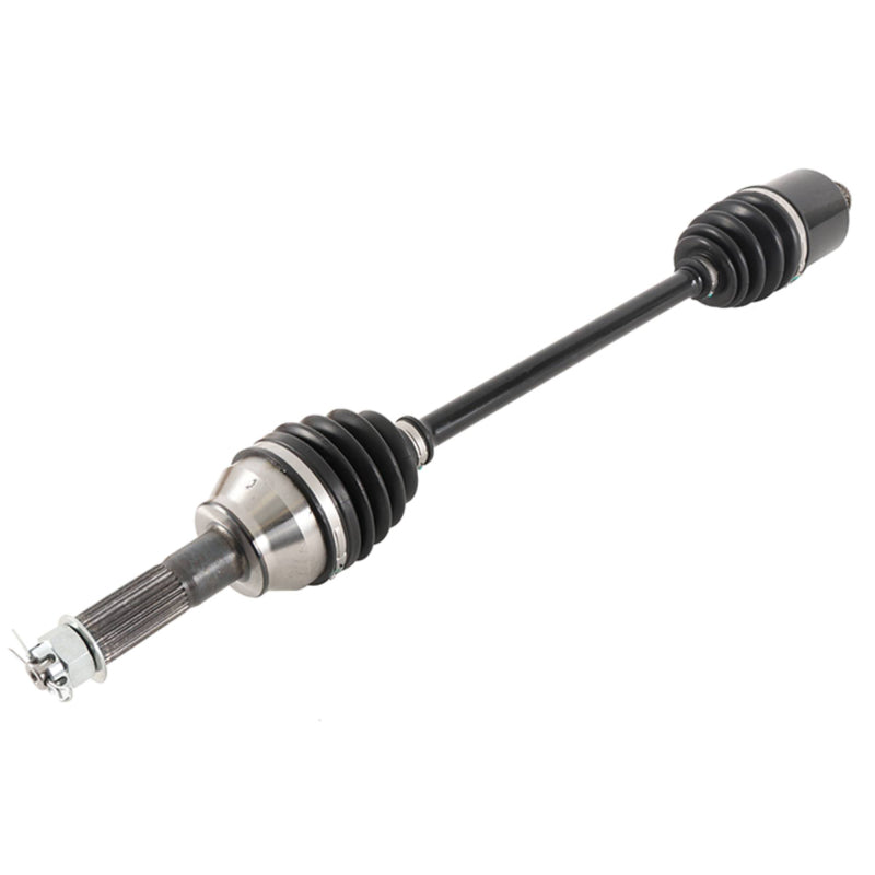 All Balls Racing Polaris control arm axle part 1332947, showing the durable metal component with mounting points.