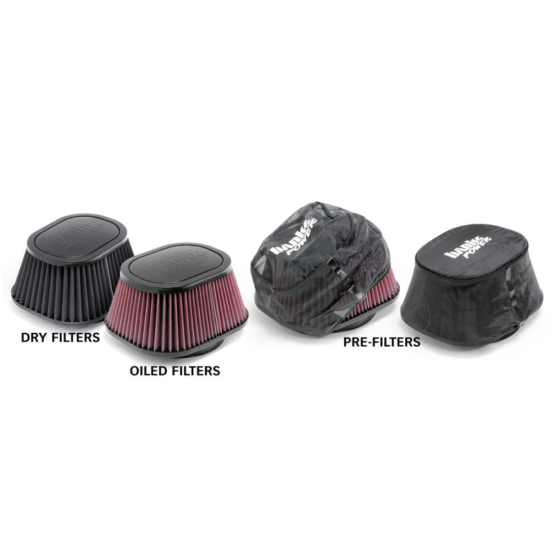 Banks Power Chevy 6.6L LLY/LBZ Ram-Air Intake System with dry filter, short ram air intake for improved engine airflow.
