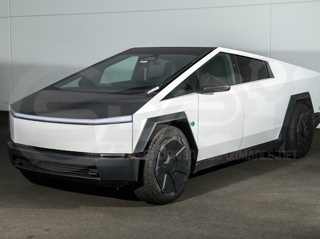 2024-Up Tesla Cybertruck | Factory Style Carbon Fiber Side Mirror Covers Pair