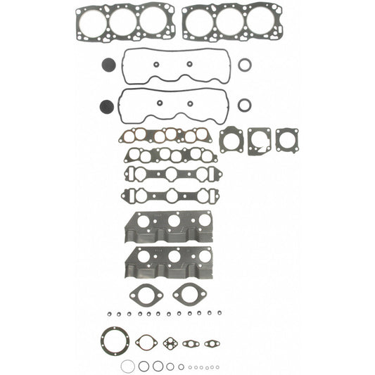 Fel-Pro Mitsubishi Montero PermaTorque engine cylinder head gasket set showing multiple gaskets and sealing surfaces.