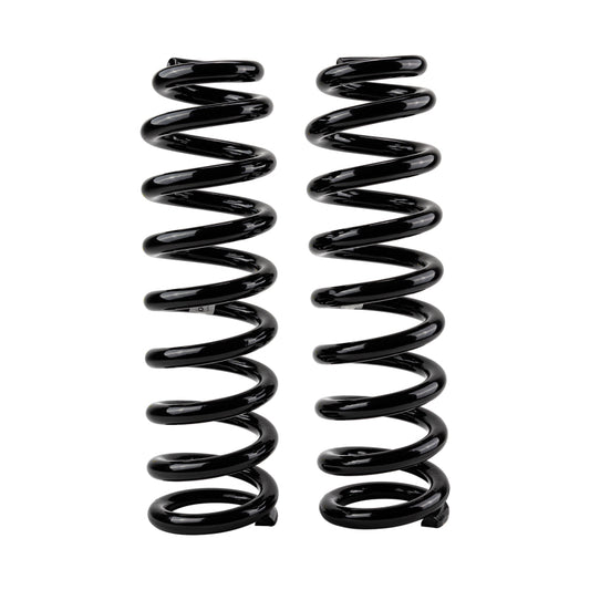 Old Man Emu front coilover coil spring for Toyota Land Cruiser 200 series, durable suspension component with coil spring design.