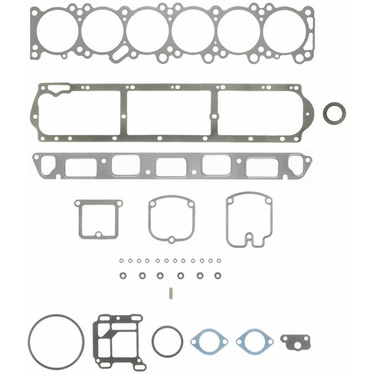 Fel-Pro HS 8196 PT-2 PermaTorque engine cylinder head gasket set showing multiple gaskets and sealing surfaces.