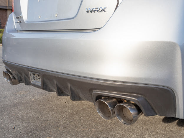 2015-2021 SUBARU WRX STI | MUFFLER DELETE QUAD TIPS CAT-BACK EXHAUST WITH CHROME TIPS