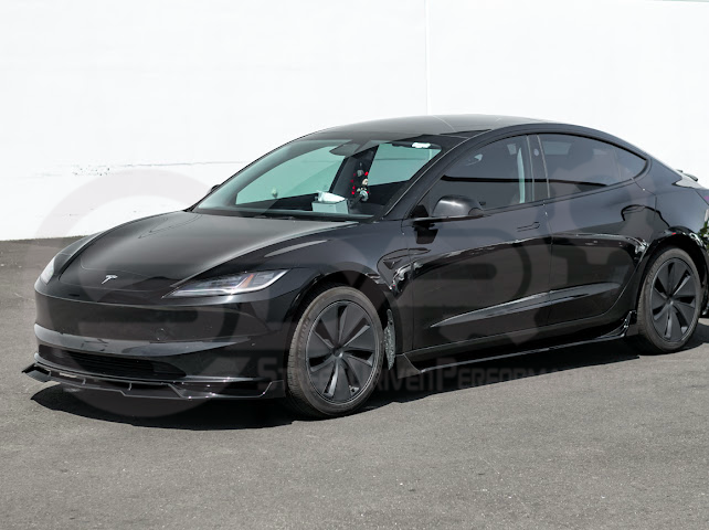 2024-UP TESLA MODEL 3 SIDE SKIRTS ROCKER PANEL GROUND EFFECTS PAIR