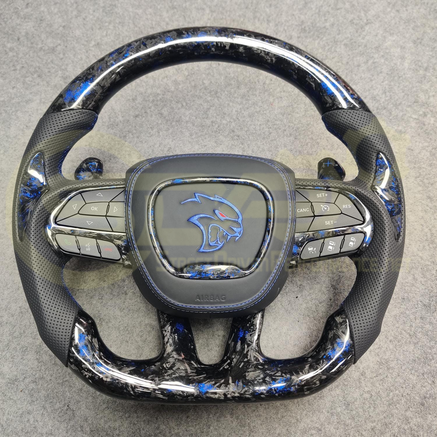 2005 - 2024+ MOPAR Jeep Grand Cherokee Custom Carbon Fiber Steering Wheel with options