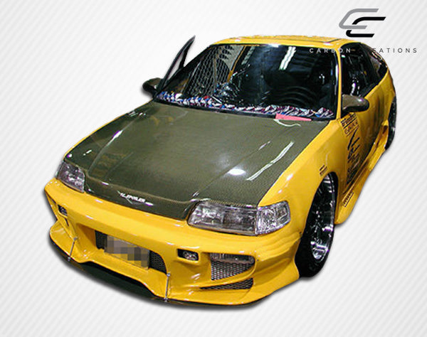 1988-1991 Honda Civic HB CR-X Carbon Creations OEM Look Hood - 1 Piece