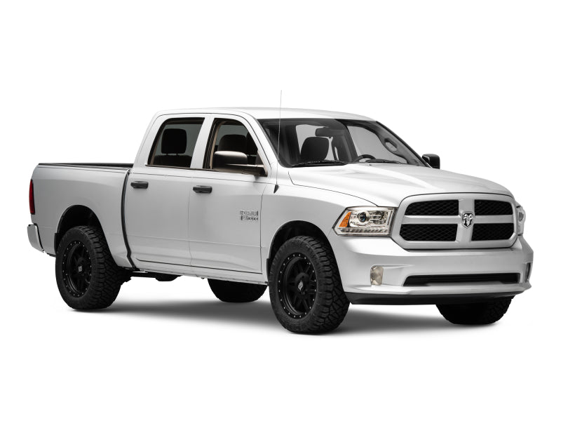 Raxiom 09-18 Dodge RAM 1500 LED Halo Headlights w/ Switchback Turn Signals- Chrome Hsng (Clear Lens)