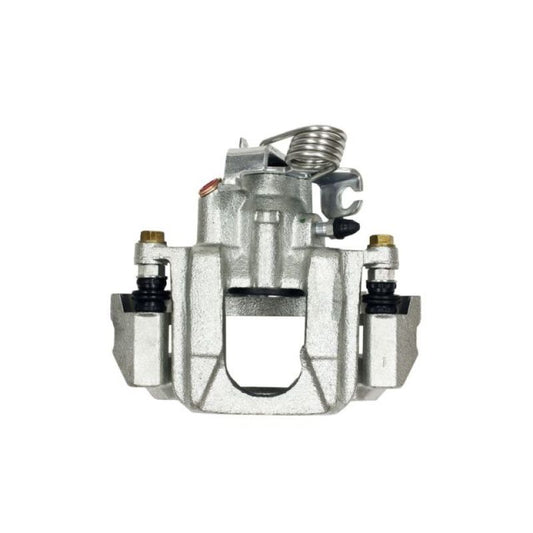 PowerStop OE rear right brake caliper with bracket for 2011-2016 Ford Explorer, showcasing the black caliper assembly.