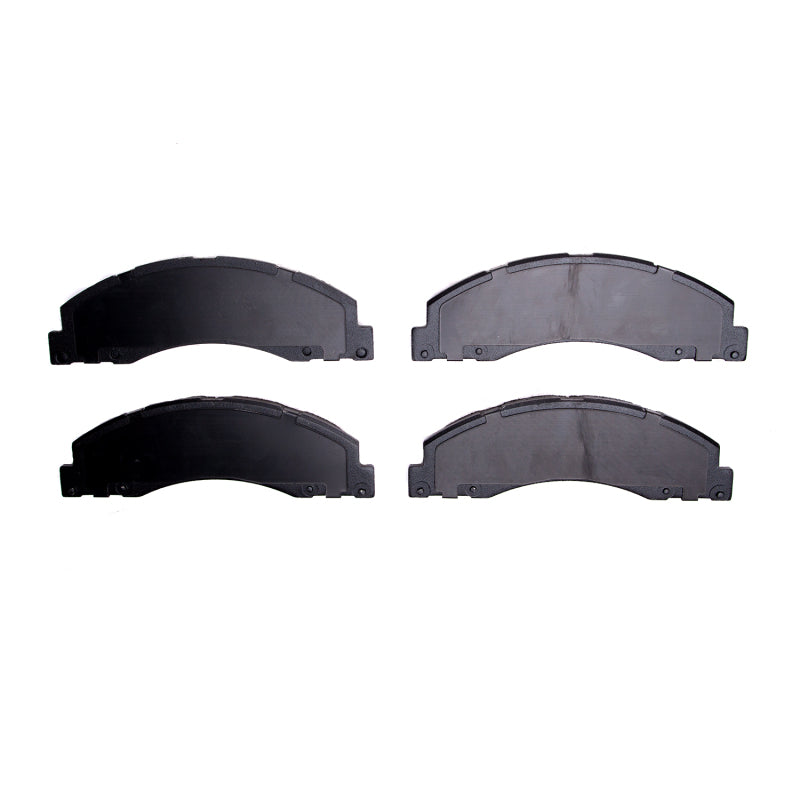 R1 Concepts R1 08-26 Ford E450 chassis ceramic brake pads, OE type, with metallic backing and brake pad friction surface.