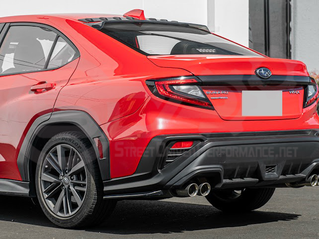 2022-UP SUBARU WRX | SDP PERFORMANCE PACKAGE REAR BUMPER APRON LIP SPLITTER GROUND EFFECTS