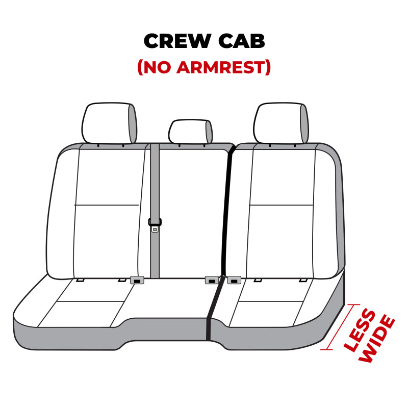 Covercraft 11-24 Dodge Ram Polycotton SeatSaver Custom Second Row Seat Covers - Tan