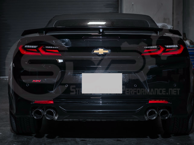 2016-2018 Chevrolet Camaro | C8 Style Sequential Signal LED Rear Taillights Pair (Clear / Red / Smoke Lens)