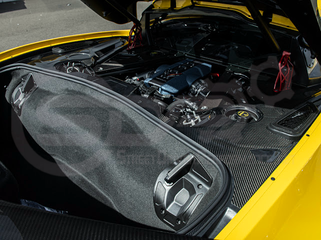 2025-Up Corvette C8 ZR1 | CARBON FIBER Engine Bay Trim Panel Cover Pair