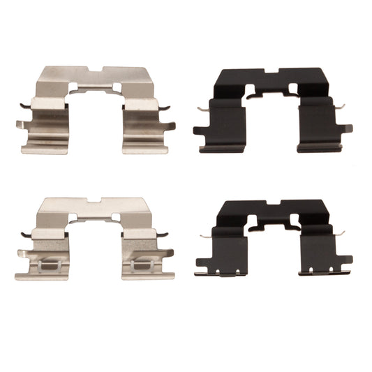 DFC Toyota Echo front brake hardware kit with premium components, includes clips and pins for reliable brake system installation.