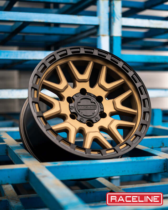 Bronze Raceline 953BZ Krank cast wheels, 20x9 inches, 8x165.1 bolt pattern, 0mm offset, 125.2mm bore, automotive wheels