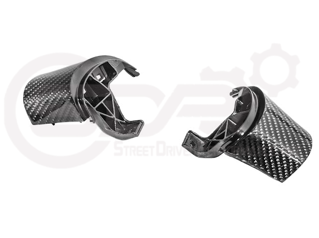 2005-2013 CHEVROLET CORVETTE C6 | SDP PERFORMANCE CARBON FIBER STEERING WHEEL BUTTON COVER REPLACEMENT PAIR
