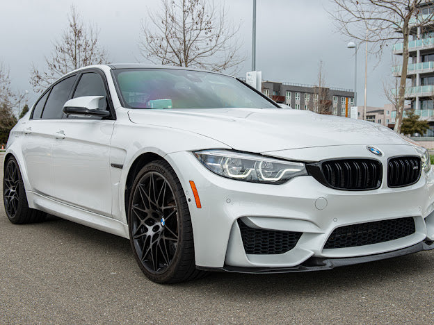 2015-2020 BMW F80 M3 & F82 / F83 M4 | Club Sport Style CARBON FIBER Front Lower Lip Splitter Ground Effects