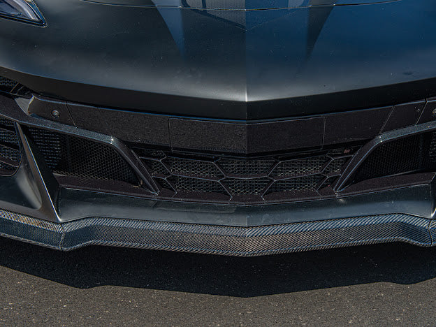 2023+ CORVETTE C8 Z06 & E-Ray | 3-PIECES FRONT LIP SPLITTER GROUND EFFECTS