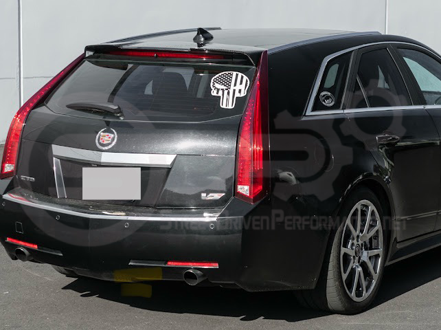 *IMPERFECTION / DISCOUNTED* 2009-2015 Cadillac CTS-V V2 Wagon - Carbon Fiber Trunk Lid Spoiler / Wing