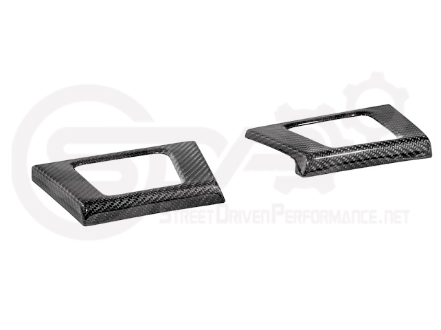 2021-UP FORD F-150 | FACTORY STYLE CARBON FIBER REAR DOOR TRIM ARMREST CUP HOLDER PANEL COVER