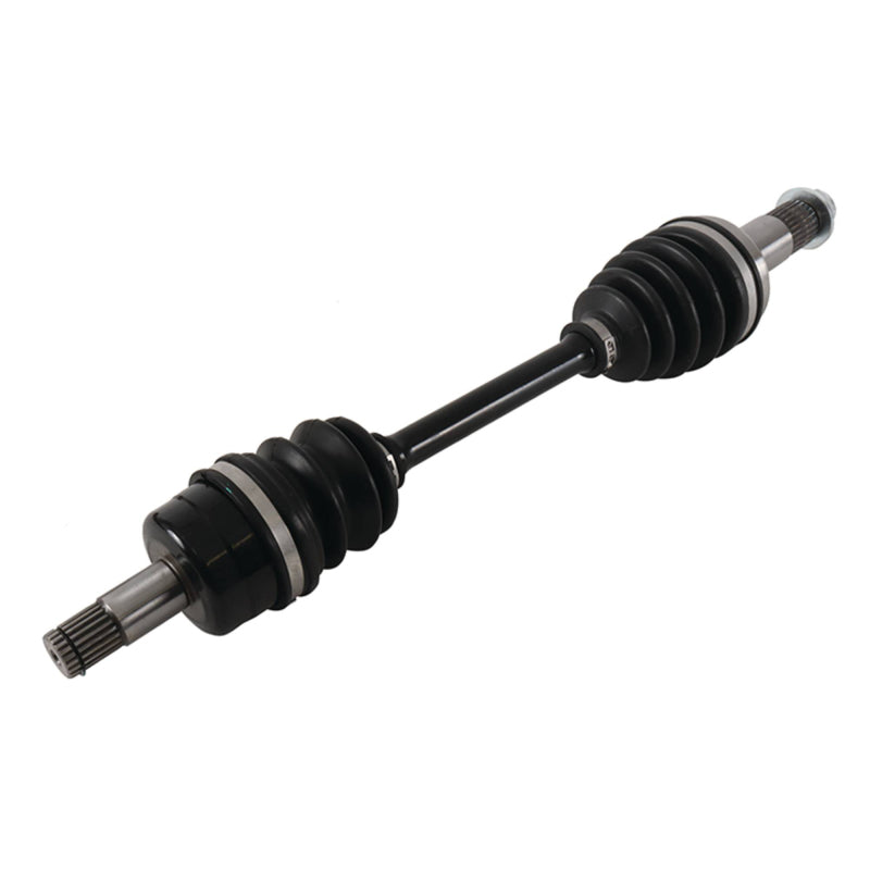 All Balls Racing boxed axle for control arms, durable metal component designed for motorcycle or off-road vehicle suspension.