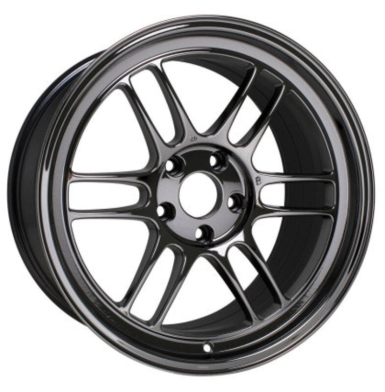 Enkei RPF1 15x7 4x100 35mm Offset 73mm Bore Black Chrome Wheel Miata 4-Lug / 02-06 Mini (MOQ 40)