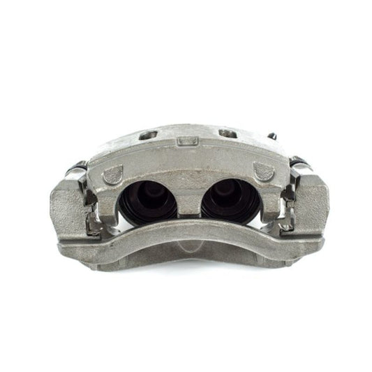 PowerStop OE front right brake caliper with bracket for Infiniti QX56 2006-2013, automotive brake component.