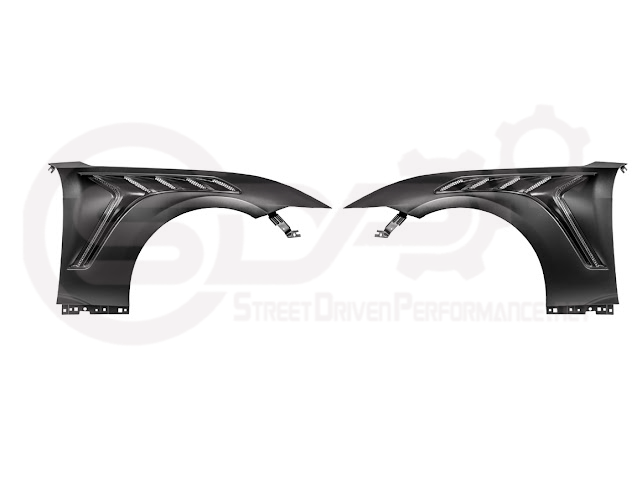 2024-UP FORD MUSTANG S650 | GTD STYLE FRONT SIDE VENTED FENDERS