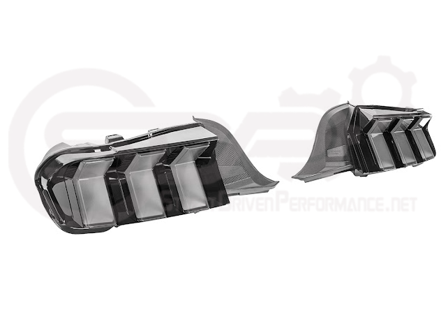 2024-Up Ford Mustang S650 | EURO RGB Sequential Signal LED XB Rear Taillights Pair (Clear or Smoke Lenses)