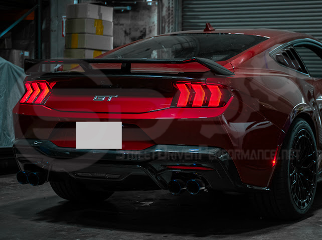 2024-Up Ford Mustang S650 | EURO Style Sequential Signal LED Clear Lenses Rear Taillights Pair