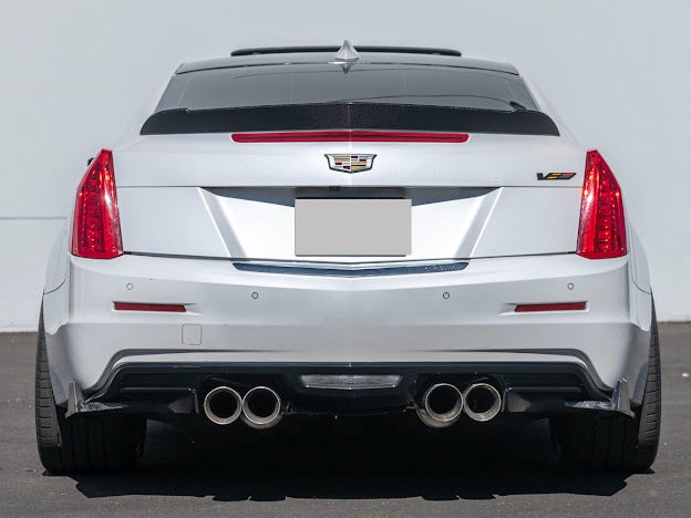 2016-2019 Cadillac ATS-V COUPE  | SDP Package Carbon Fiber Trunk Spoiler Wing