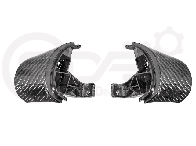 2005-2013 CHEVROLET CORVETTE C6 | SDP PERFORMANCE CARBON FIBER STEERING WHEEL BUTTON COVER REPLACEMENT PAIR