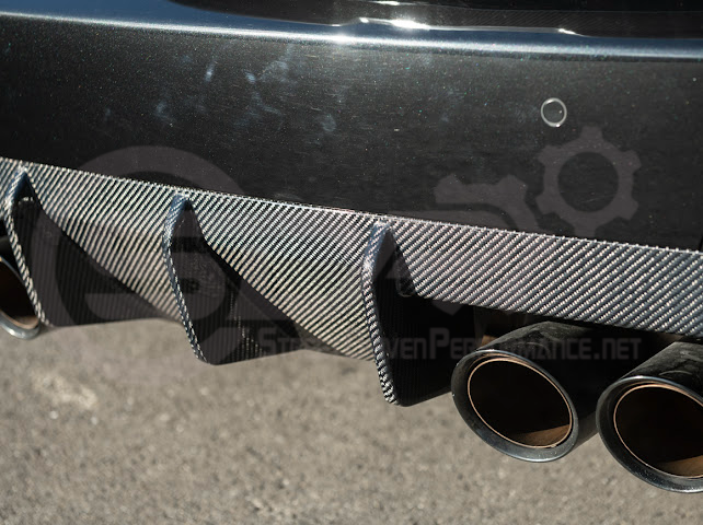 2023-UP BMW G87 M2 | M-SPORT PERFORMANCE V2 STYLE CARBON FIBER REAR BUMPER DIFFUSER