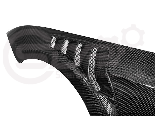 2018-2023 Ford Mustang S550 | GT500 Style Carbon Fiber Front Side Vented Fenders PAIR
