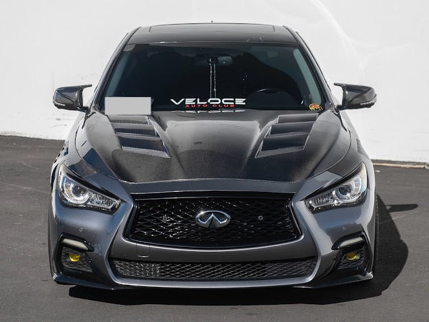 2014-UP INFINITI Q50 CARBON FIBER FRONT HOOD